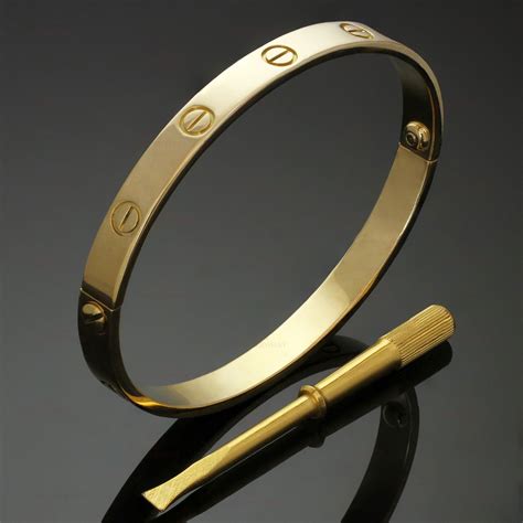 cartier 18k love bangle.